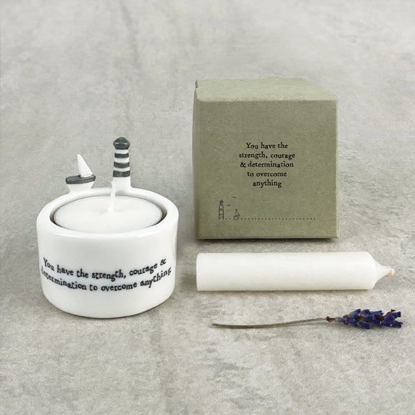 Candle & Tea Light Holder - "The Strength"