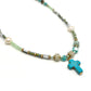 Crystal And Cross Necklace