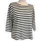 Aurelia Three Quarter Sleeve Stripe Top
