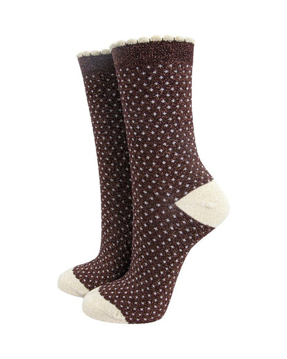 Women's Glitter Spot Socks
