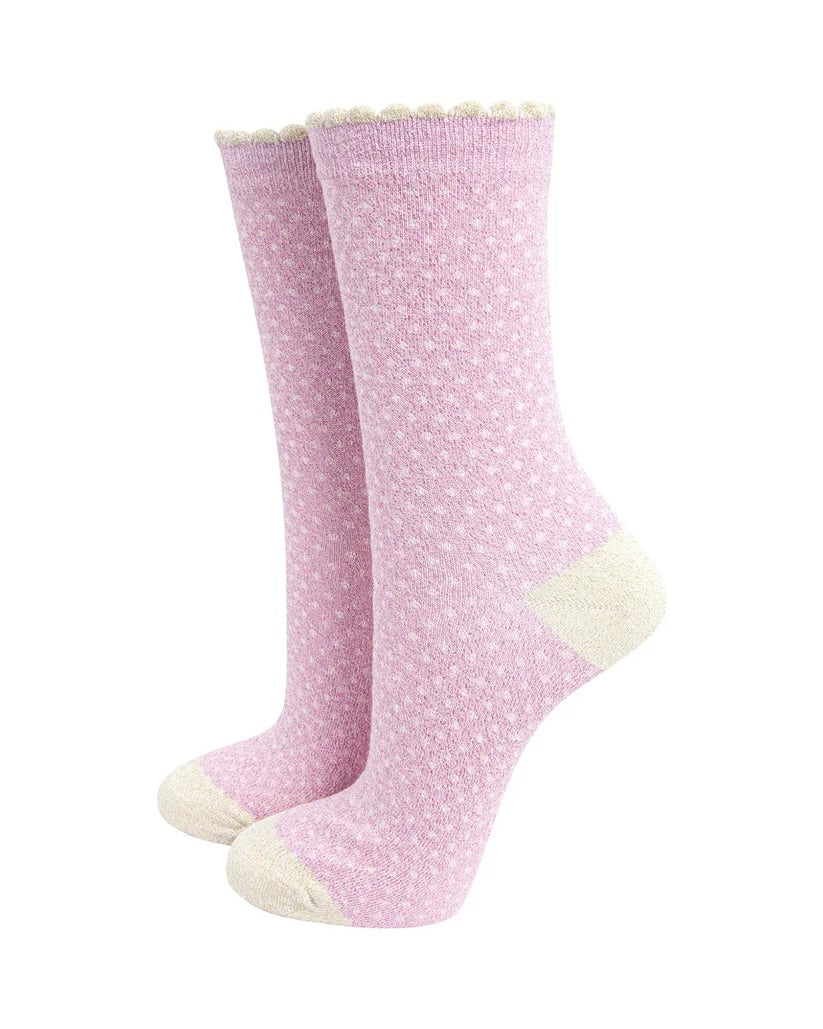 Women's Glitter Spot Socks