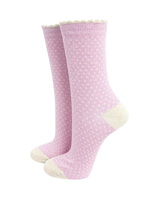 Women's Glitter Spot Socks