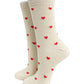 Love Hearts Combed Cotton Glitter Socks