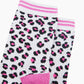 Women's Leopard Print Glitter Socks