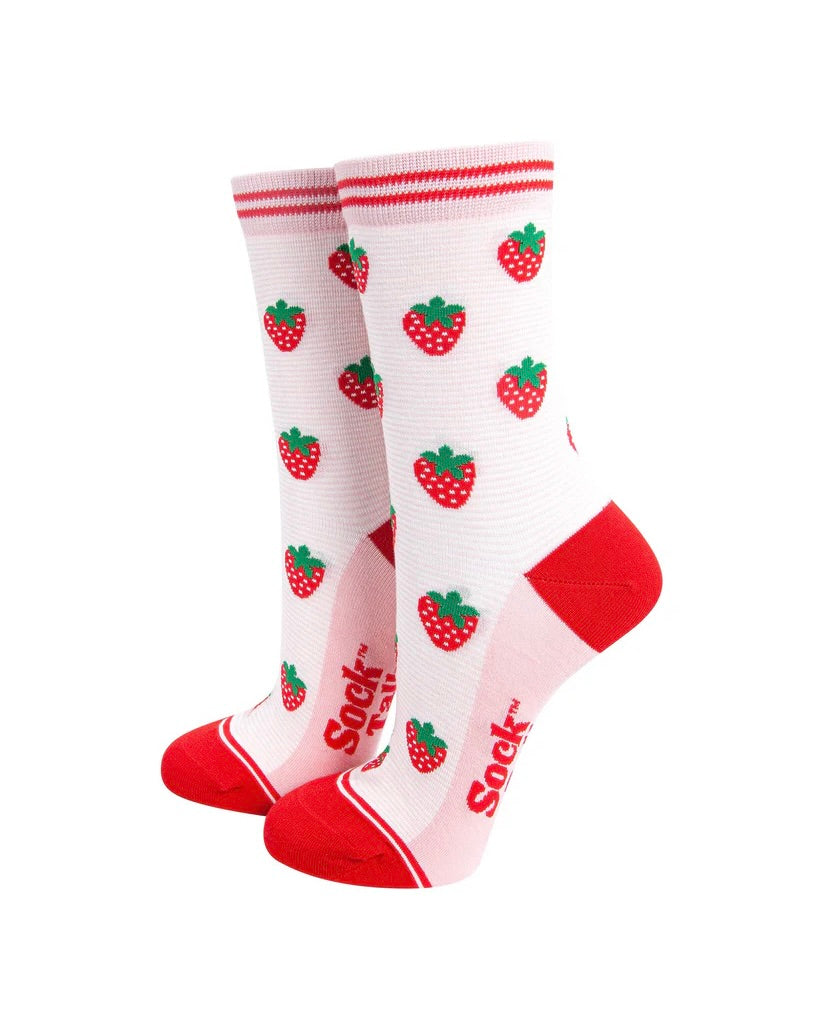 Bamboo Strawberry Socks