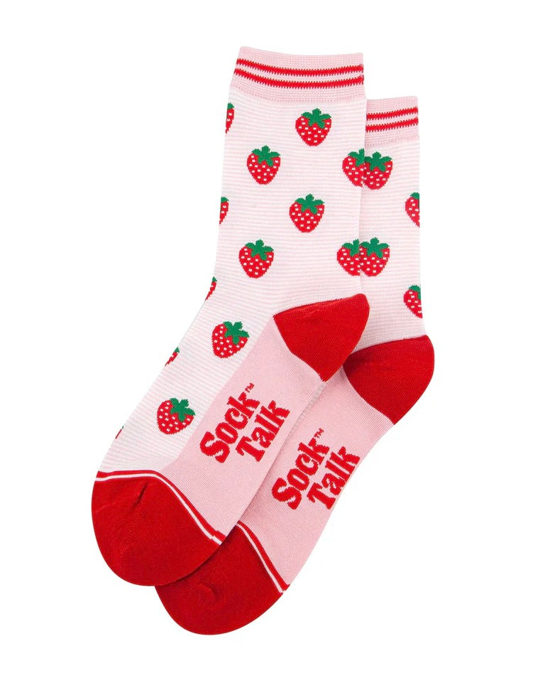 Bamboo Strawberry Socks