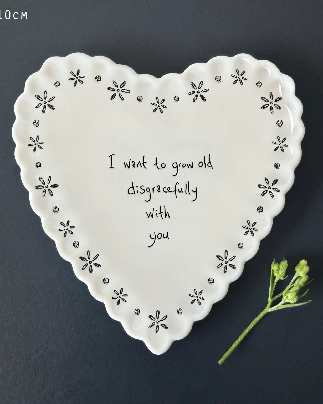 Heart Scallop Coaster - I Want To Grow