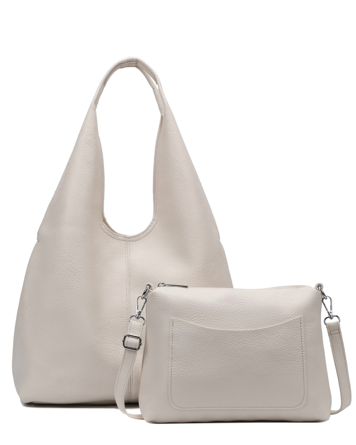 Slouchy Hobo Bag With Extra Bag