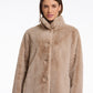 Rino & Pelle Nonna Single Breasted Faux Fur Coat