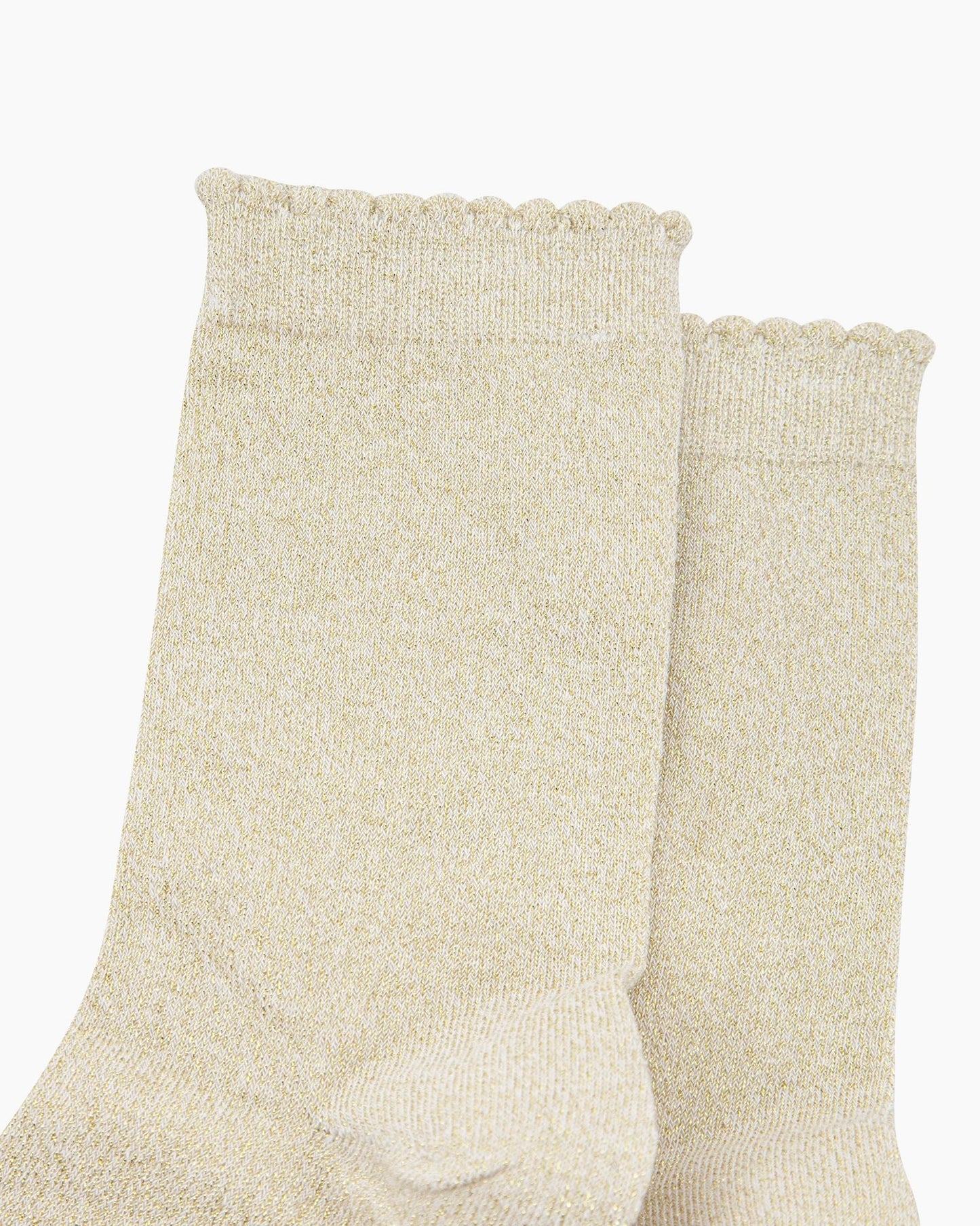 Women's Plain Glitter Socks