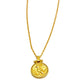 Small Coin Pendant Necklace