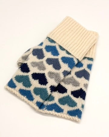 Heart Fingerless Gloves
