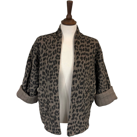 Caprice Leopard Kimono Jacket