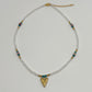 Multi Bead & Heart Pendent Necklace