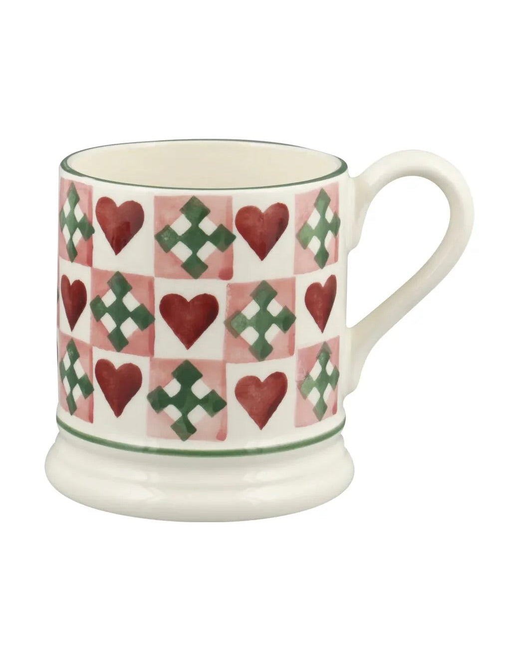 Emma Bridgewater Pink Quilts 1/2 Pint Mug