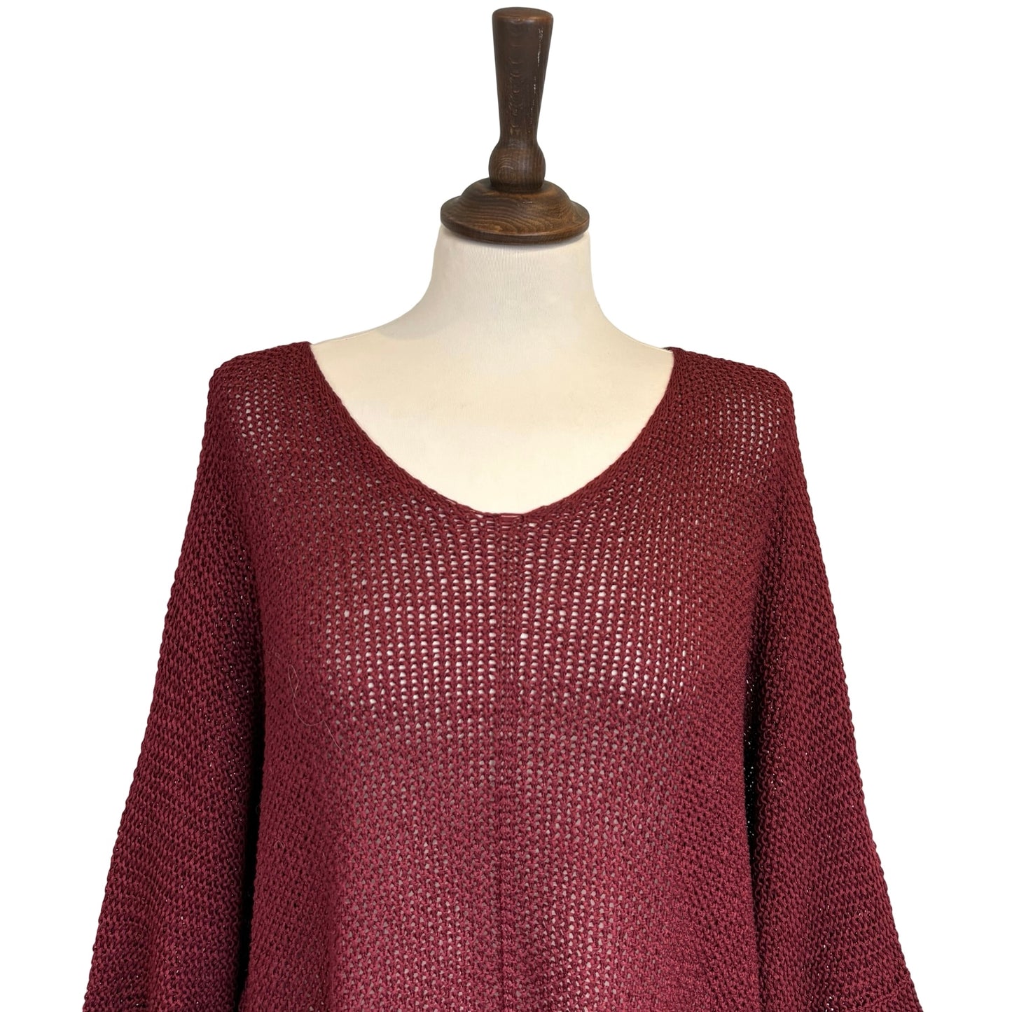 Elsie Mesh Three Quarter Sleeve Top