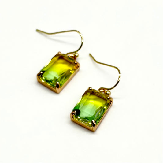 Baguette Drop Earrings