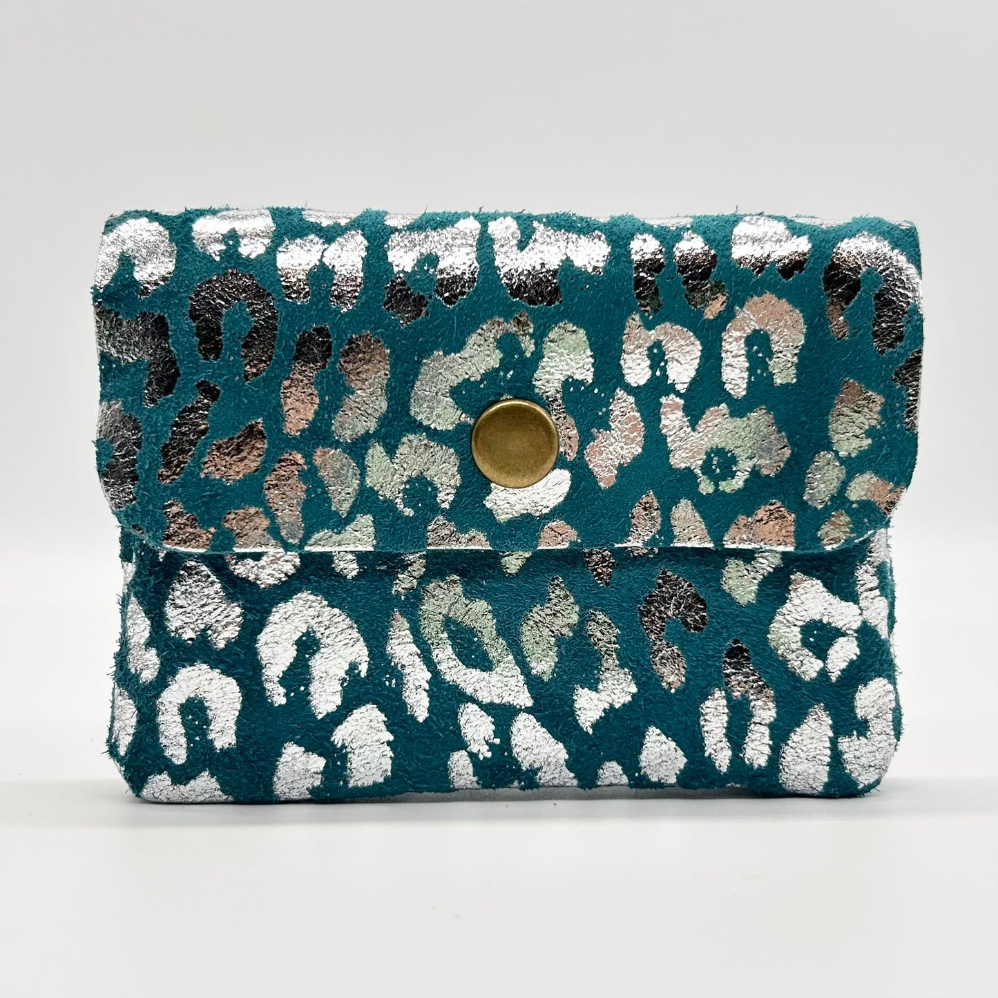 Leather Animal Print Coin Purse