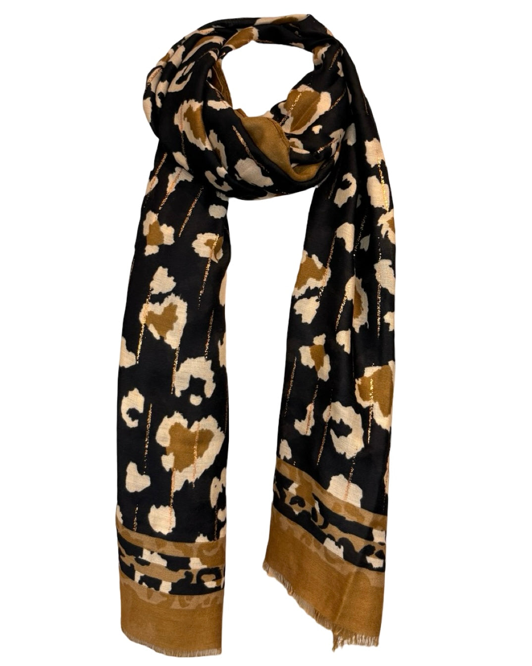 Lightweight Animal Print Scarf