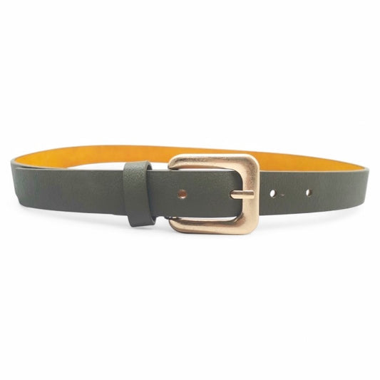Skinny Gold Buckle Belt