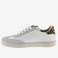 Victoria Berlin Ciclista Crackle Split Leather & Leopard Trainers