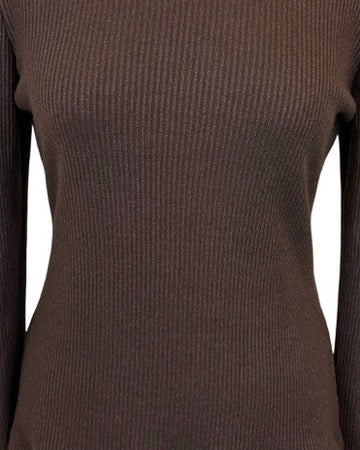 Esty Lurex Ribbed Top