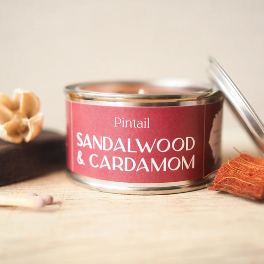 Sandalwood & Cardamon Candle Tin