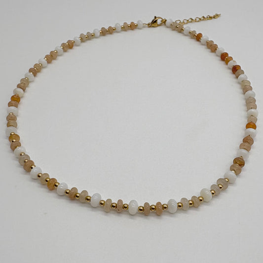 Multi Bead & Fresh Water Pearl Necklace