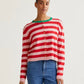 Compania Fantastica Emmie Stripe Cardigan
