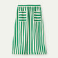Compania Fantastica Sapphire Stripe Skirt