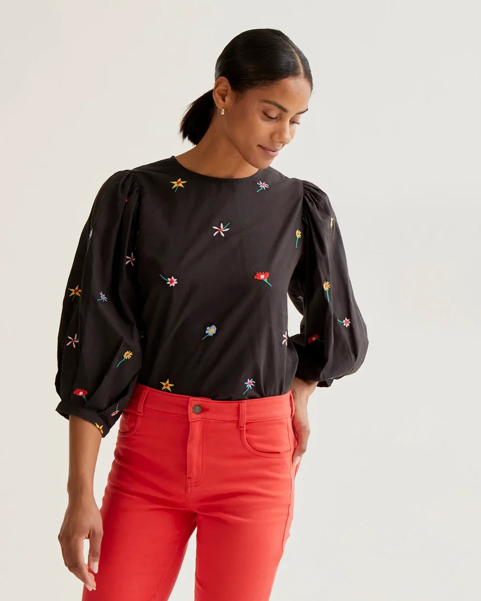 Compania Fantastica Coco Flower Top