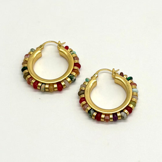 Chunky Hoop Earrings