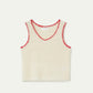Compania Fantastica Poala Open Knit Vest Top