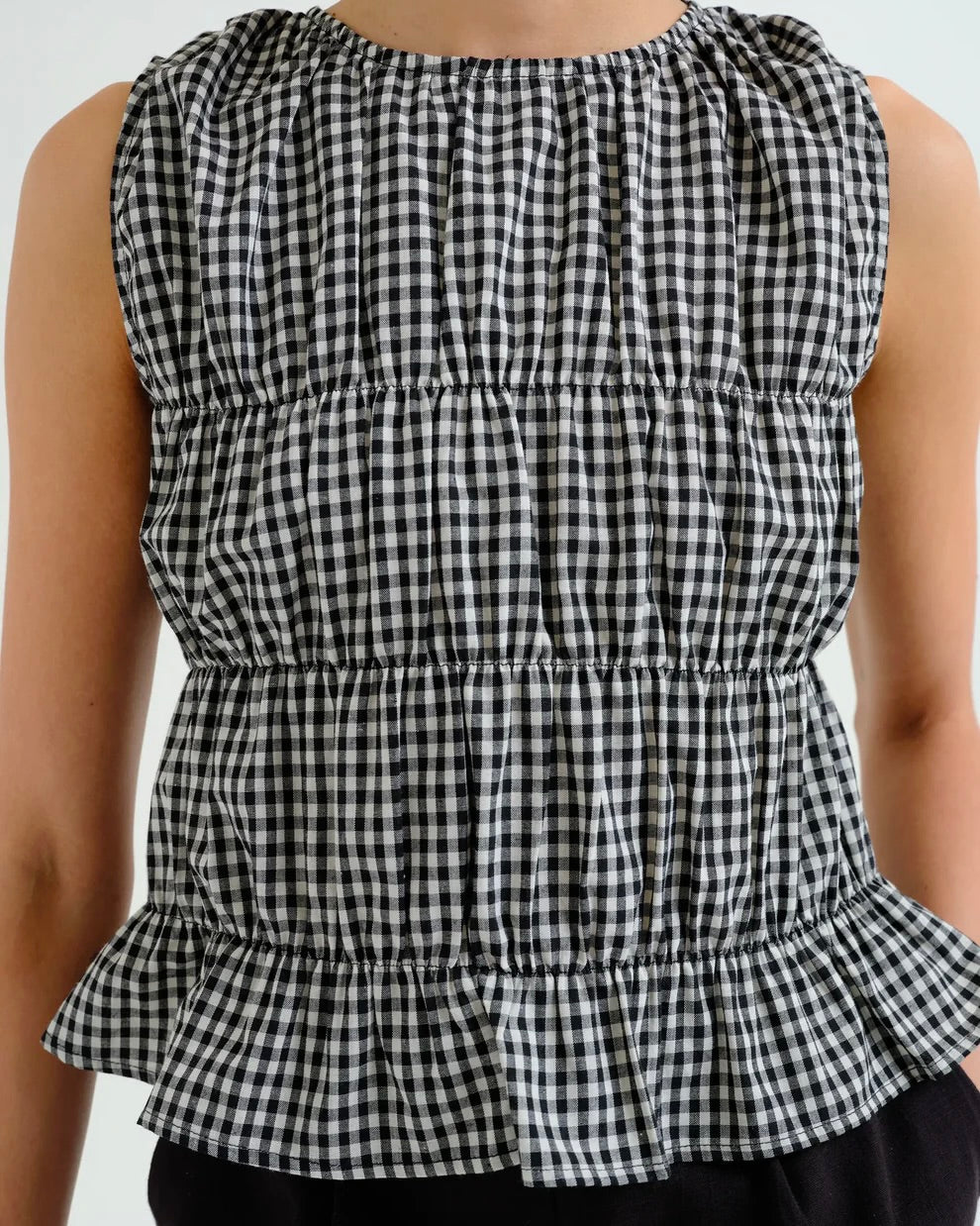 Compania Fantastica Narcissa Gingham Top