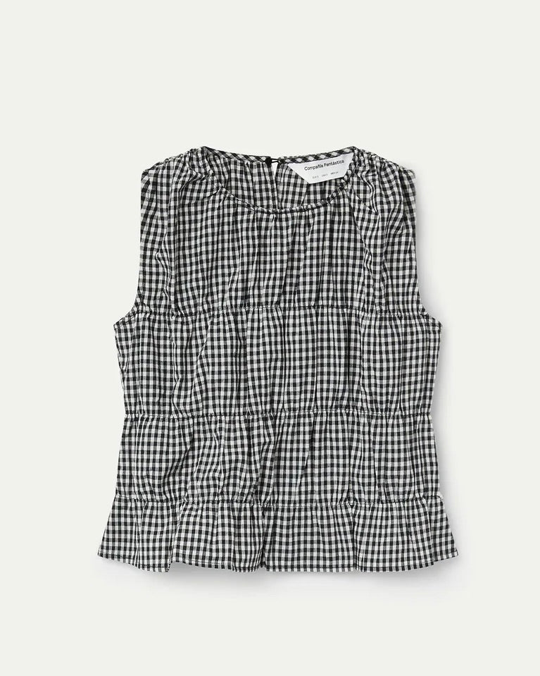 Compania Fantastica Narcissa Gingham Top