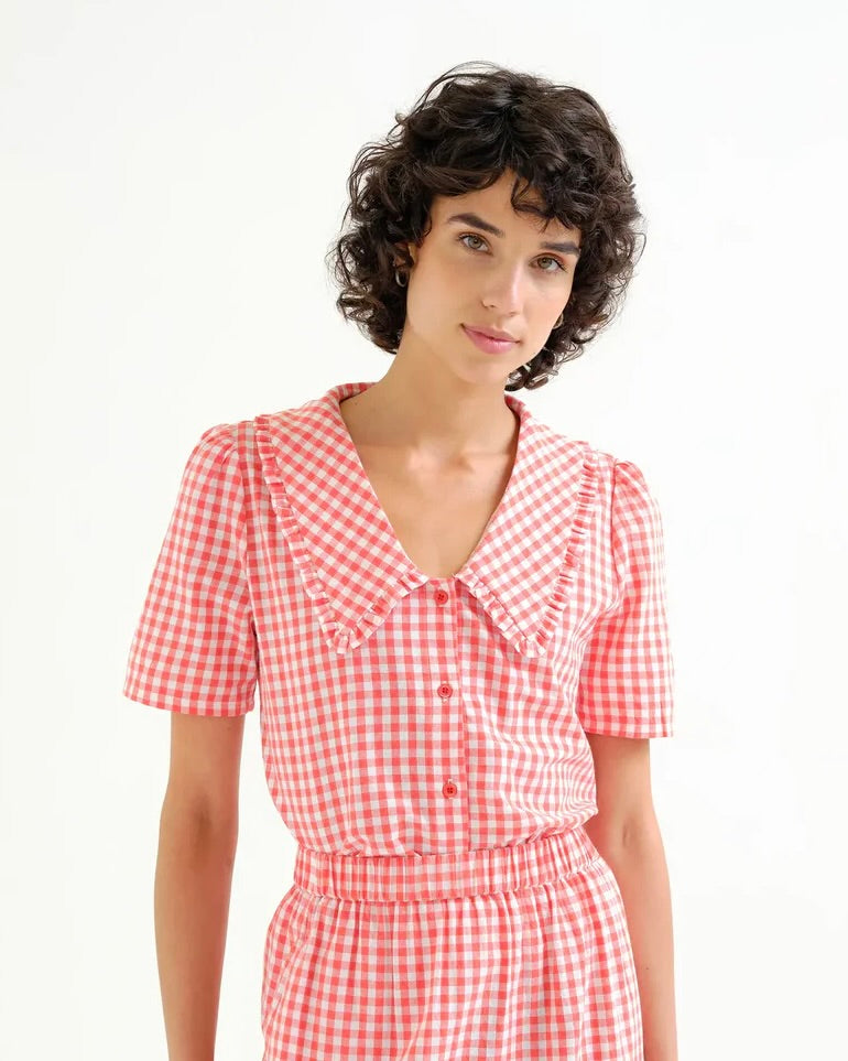 Compania Fantastica Paulina Gingham Shirt