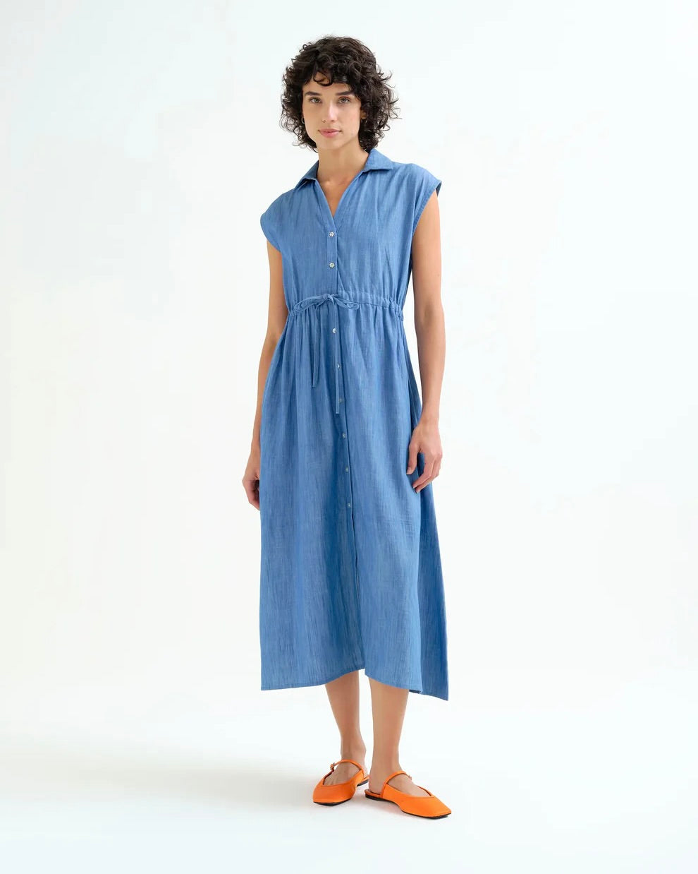 Compania Fantastica Valeria Tie Waist Dress