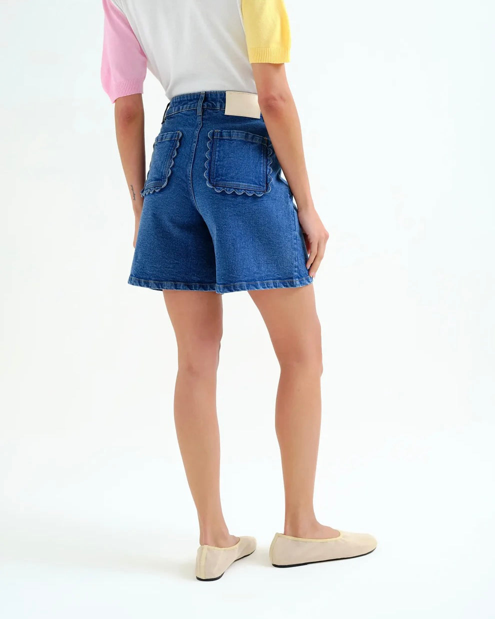 Compania Fantastica Adela Denim Shorts