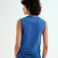 Compania Fantastica Evita Denim Waistcoat Top