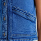 Compania Fantastica Evita Denim Waistcoat Top