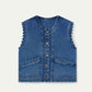 Compania Fantastica Evita Denim Waistcoat Top