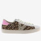 Victoria Berlin Split Leather Leopard & Glitter Trainers
