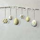 Felted Daisy Egg