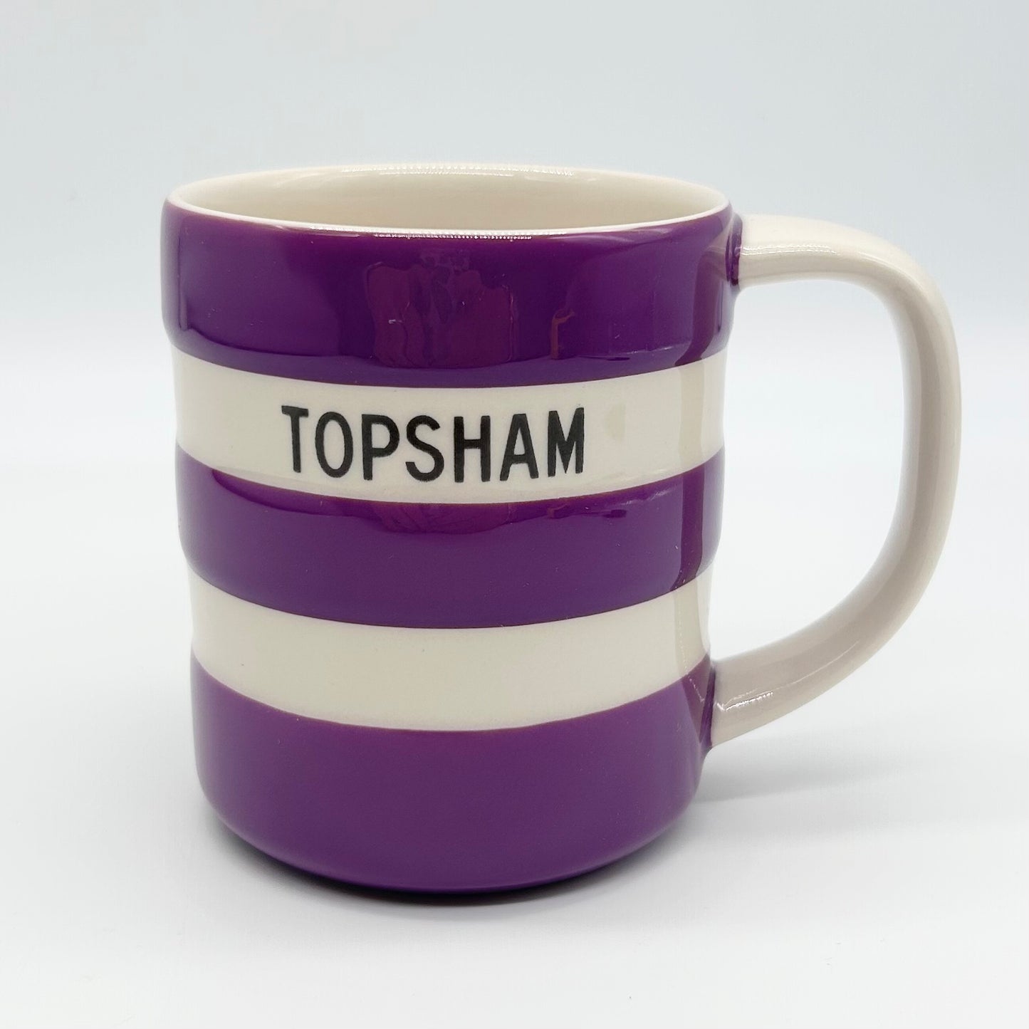 'Topsham' Cornishware Blackberry 10oz Mug