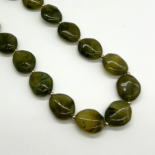Acrylic Stone Bead Necklace