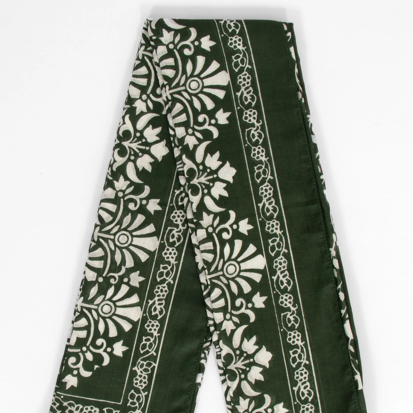 Rue Leaf Print Scarf