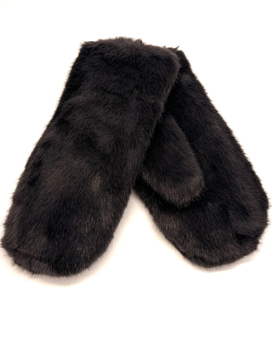 Faux Fur Mittens