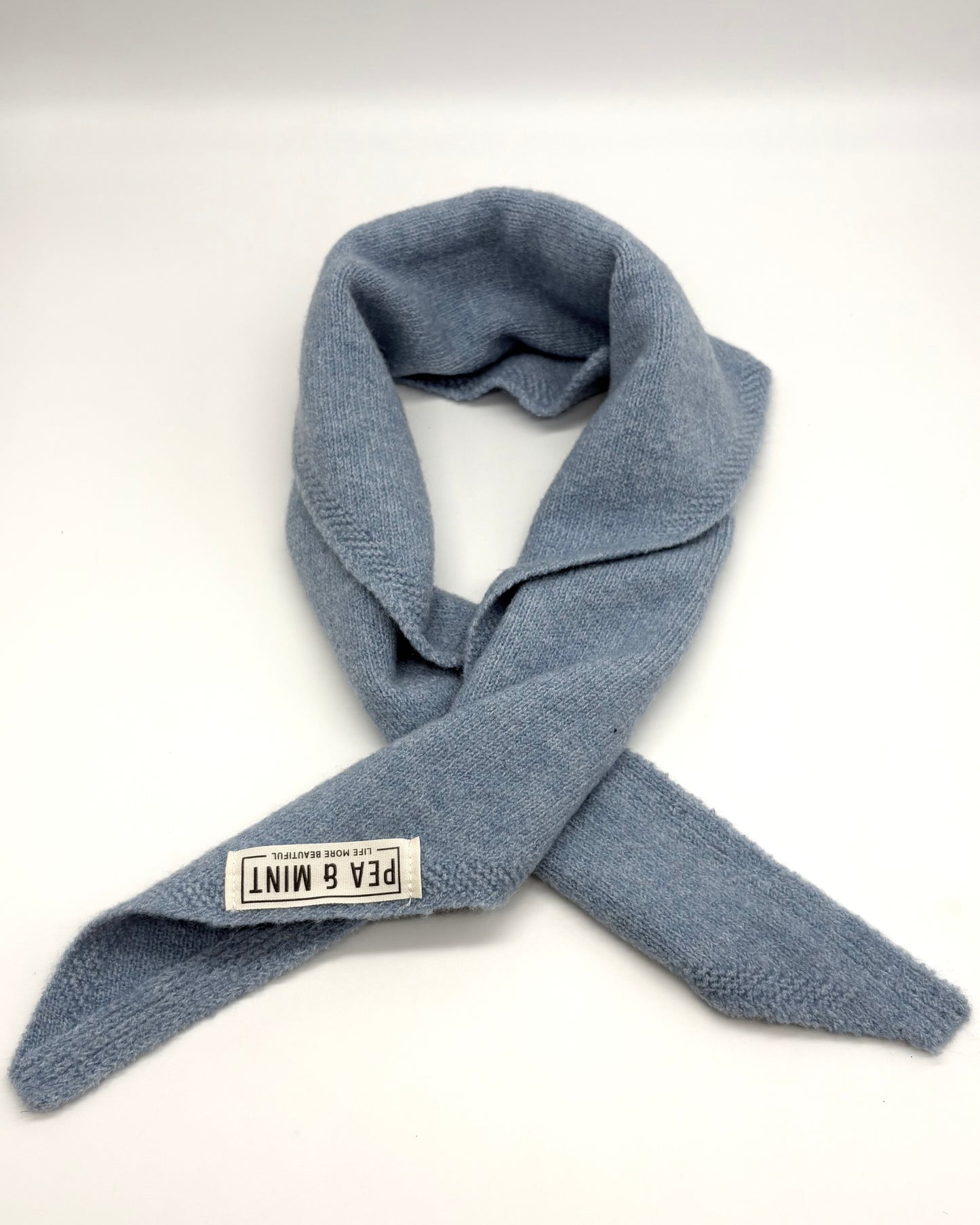 Wool Mix Triangle Scarf
