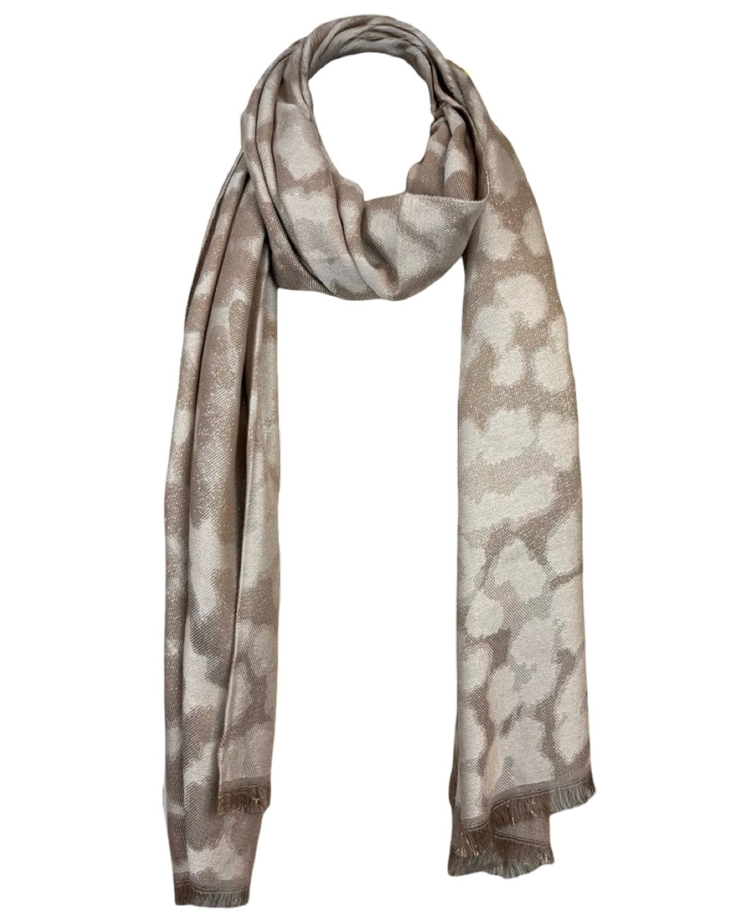 Leopard Fringe Tassel Scarf