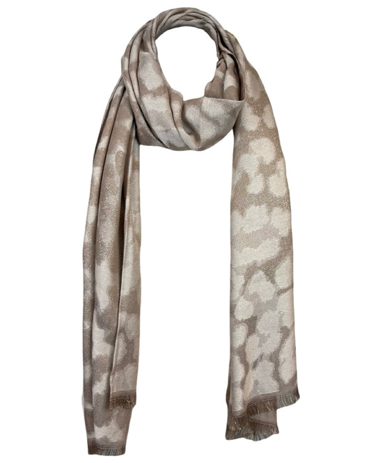 Leopard Fringe Tassel Scarf